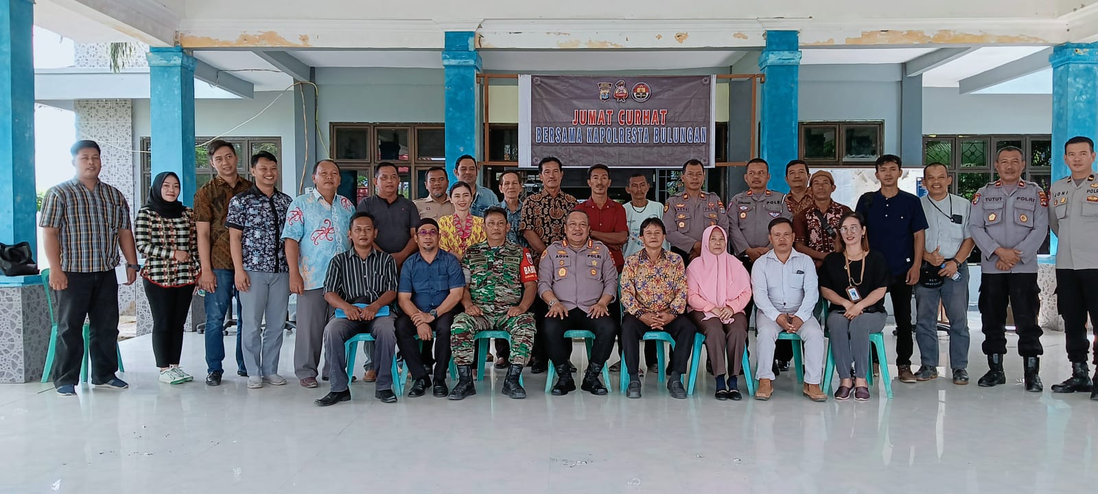 JUMAT CURHAT BERSAMA KAPOLRESTA BULUNGAN